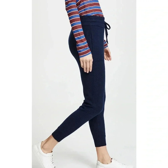 SHOPBOP EUC Bop Basics Navy Blue Cashmere Joggers S - Picture 6 of 11